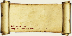 Hana Perov vizit kartica